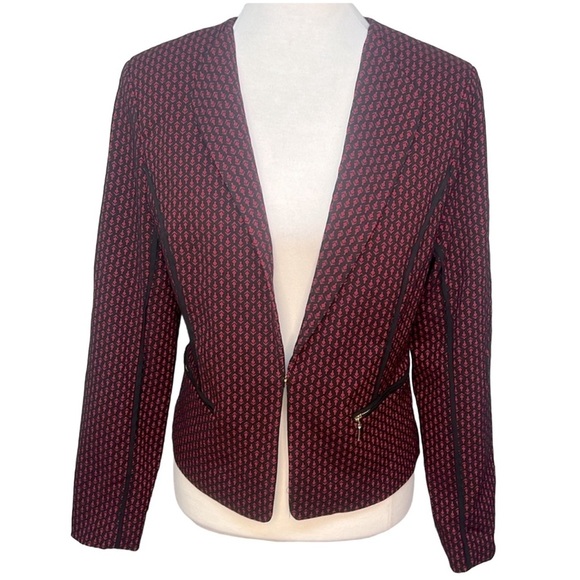 XOXO Zipper Pockets Blazer - Picture 2 of 7